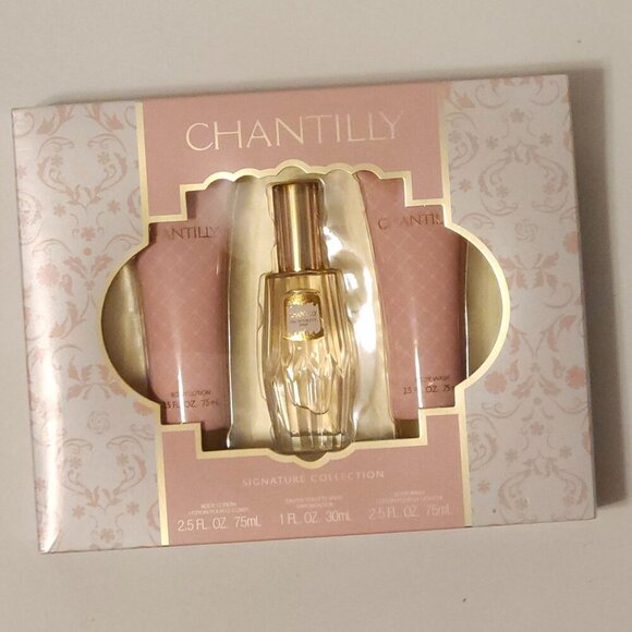 BEAUTIFUL DANA CHANTILLY SIGNATURE COLLECTION BODY LOTION, EDT, Body Wash NEW - Picture 2 of 4